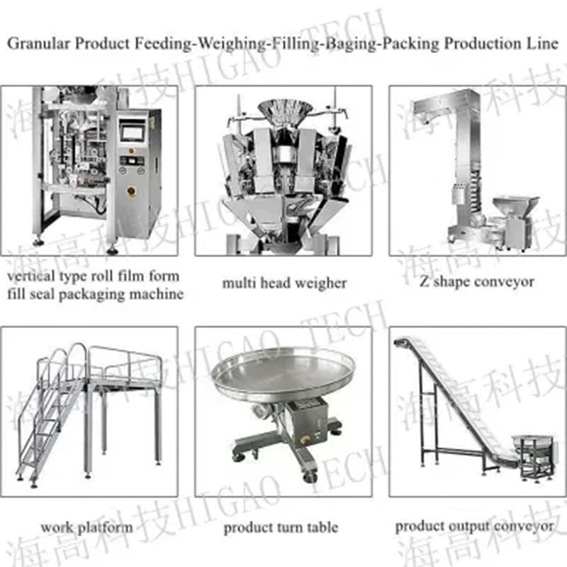 Granule Powder Quantitative Packing Scale Multi Head Linear Combination Weigher