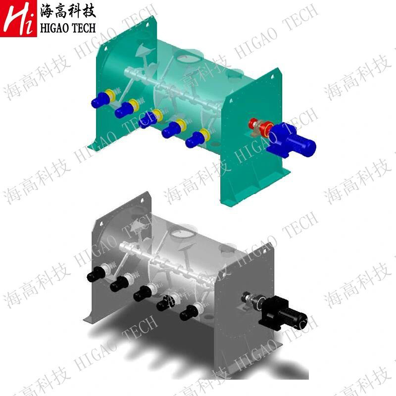 Horizontal Ploughshare Mixer for Food Pharmaceutical Chemical Dry Powder Mixing