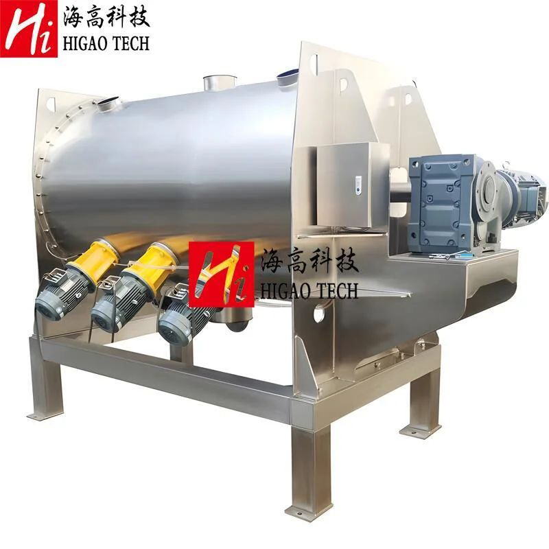 Horizontal Ploughshare Mixer for Food Pharmaceutical Chemical Dry Powder Mixing