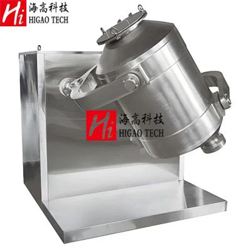 Industrial 3D Movement Chemical Granular Powder Mixer for Food Particle Mixing Machine