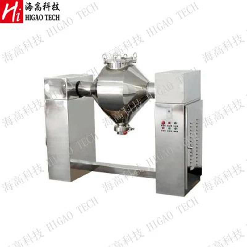 High Quality Industrial Stainless Steel Granular Powder Double Cone Tumbler Mixer Machine