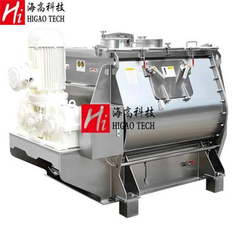 Industrial Double Shaft Paddle Blender Food Powder Feed Mixer Mixing Machine