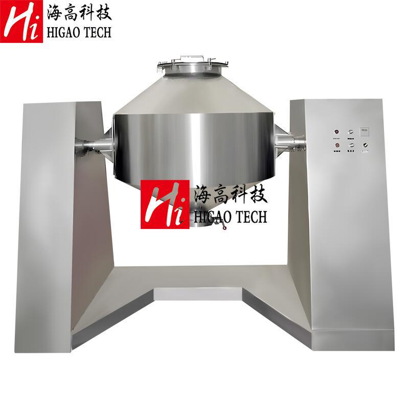 High Quality Industrial Stainless Steel Granular Powder Double Cone Tumbler Mixer Machine