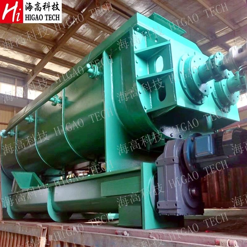 Low Temp Continuous Hollow Blade Paddle Dryer Machine for Chicken Manure Sludge