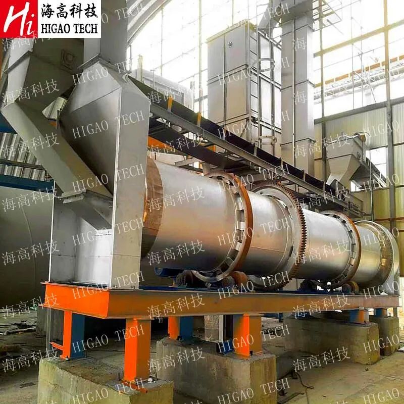 High Performance Reliable Chicken Manure Rotary Drum Dryer with Large Capacity