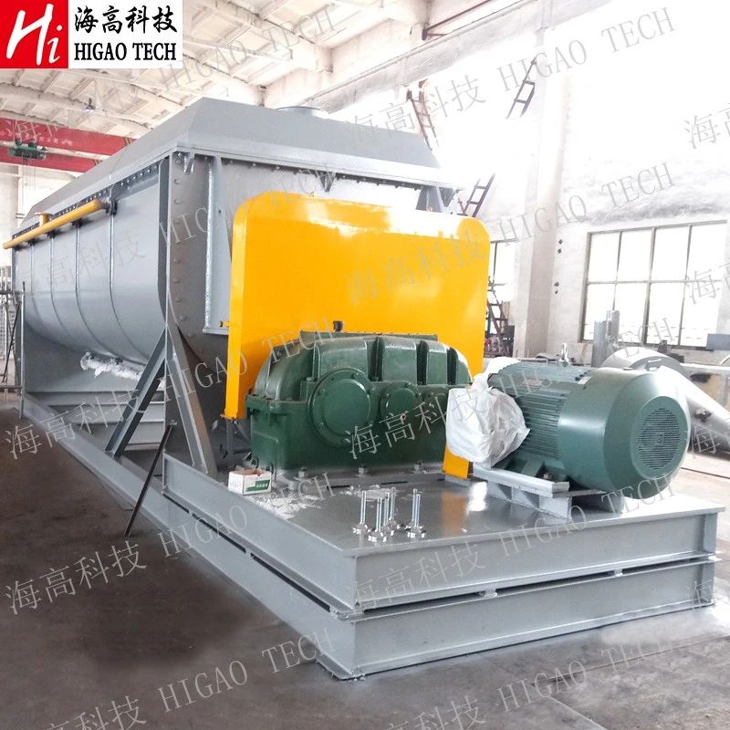 Low Temp Continuous Hollow Blade Paddle Dryer Machine for Chicken Manure Sludge