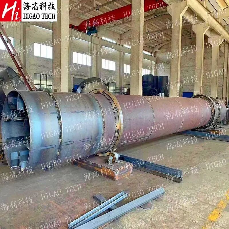 High Performance Reliable Chicken Manure Rotary Drum Dryer with Large Capacity