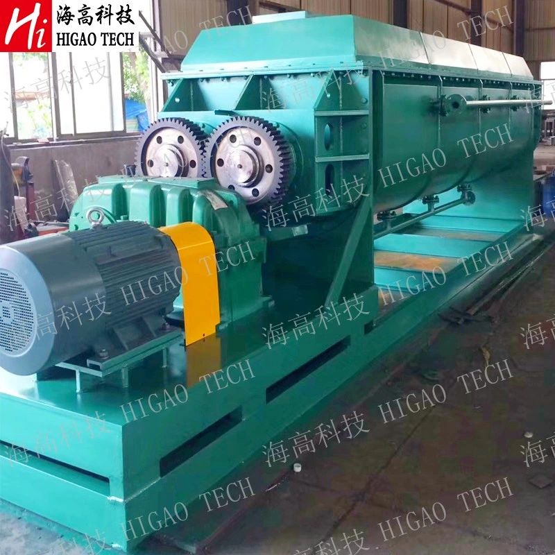 Low Temp Continuous Hollow Blade Paddle Dryer Machine for Chicken Manure Sludge