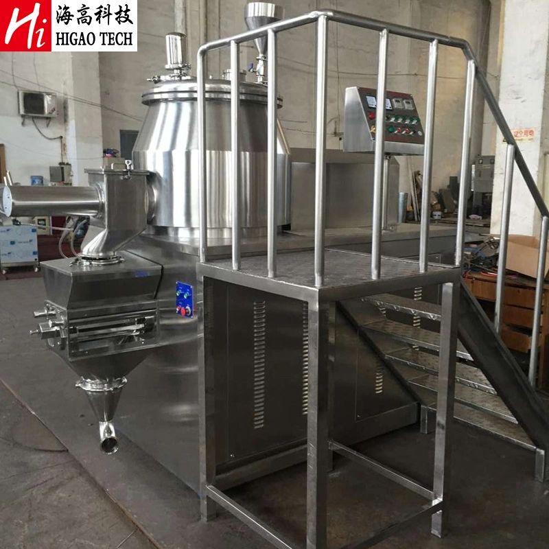 Pharmaceutical Lab Industrial Organic Fertilizer Wet Type Powder Micro Super high Speed Mixer Granulator