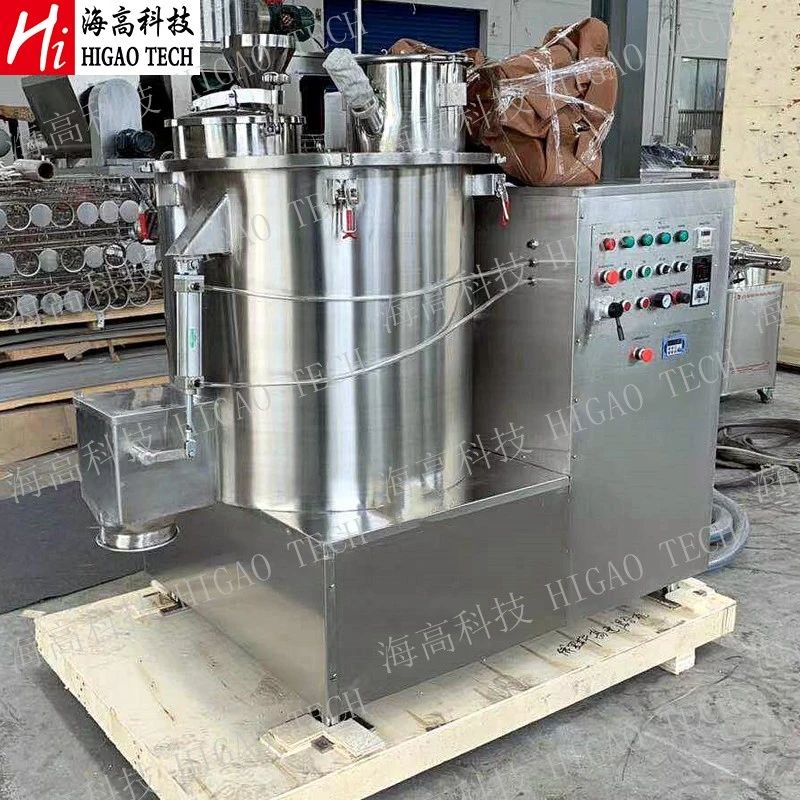 Pharmaceutical Lab Industrial Organic Fertilizer Wet Type Powder Micro Super high Speed Mixer Granulator