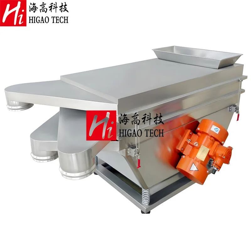 Large Capacity Linear Vibrating Screen for Powder and Granule Selection and Separation