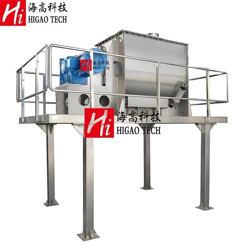 50-30000L Horizontal Double Helix Ribbon Blender for Dry Powder Mixing