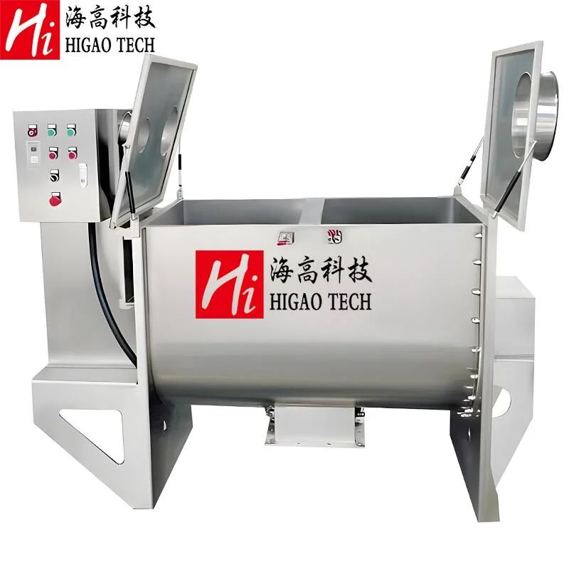 50-30000L Industrial Horizontal Ribbon Mixer for Milk Tea Powder Mixing