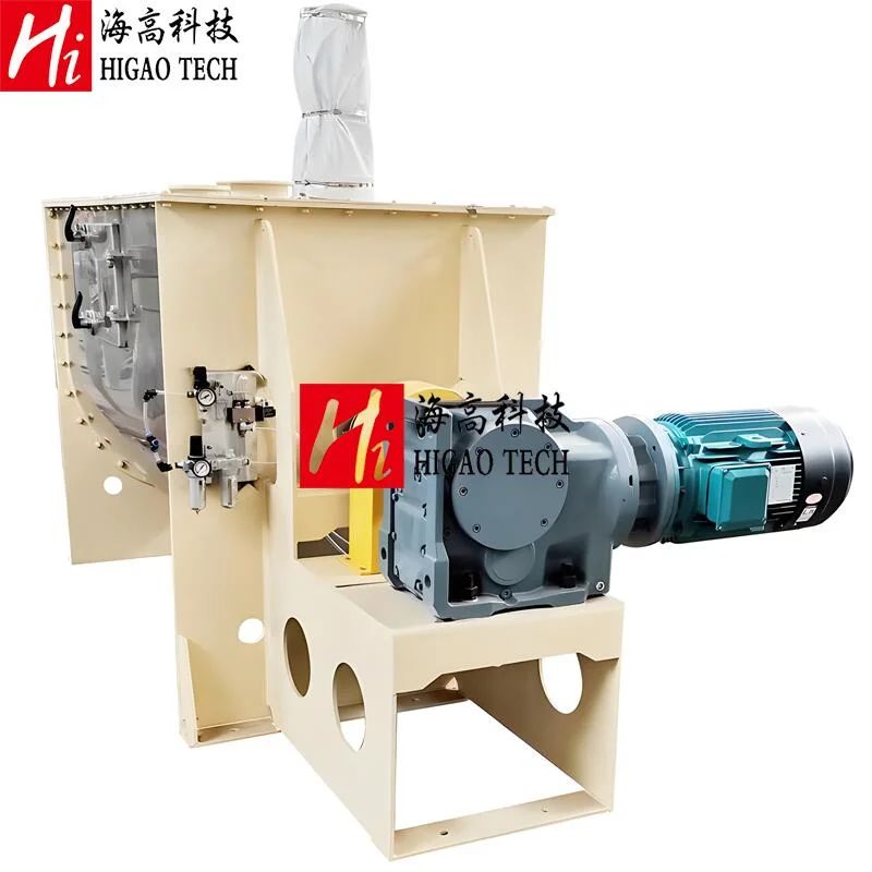 50-30000L Industrial Horizontal Ribbon Mixer for Organic Farm Livestock Manure Fermentation