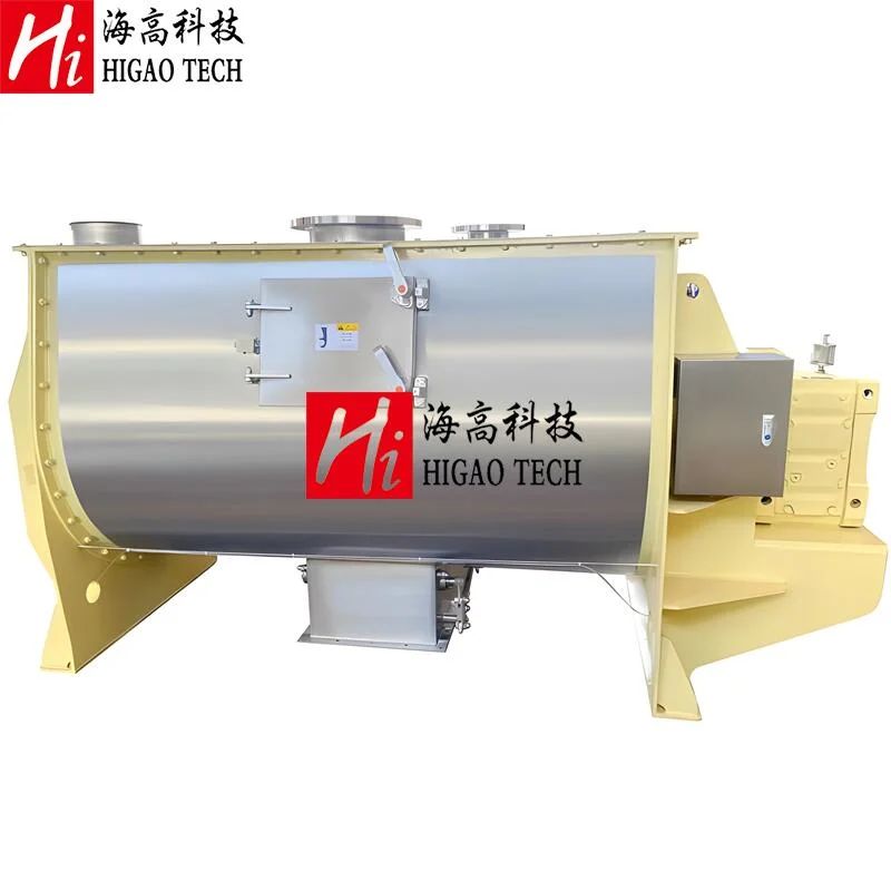 50-30000L Industrial Horizontal Ribbon Mixer for Milk Tea Powder Mixing