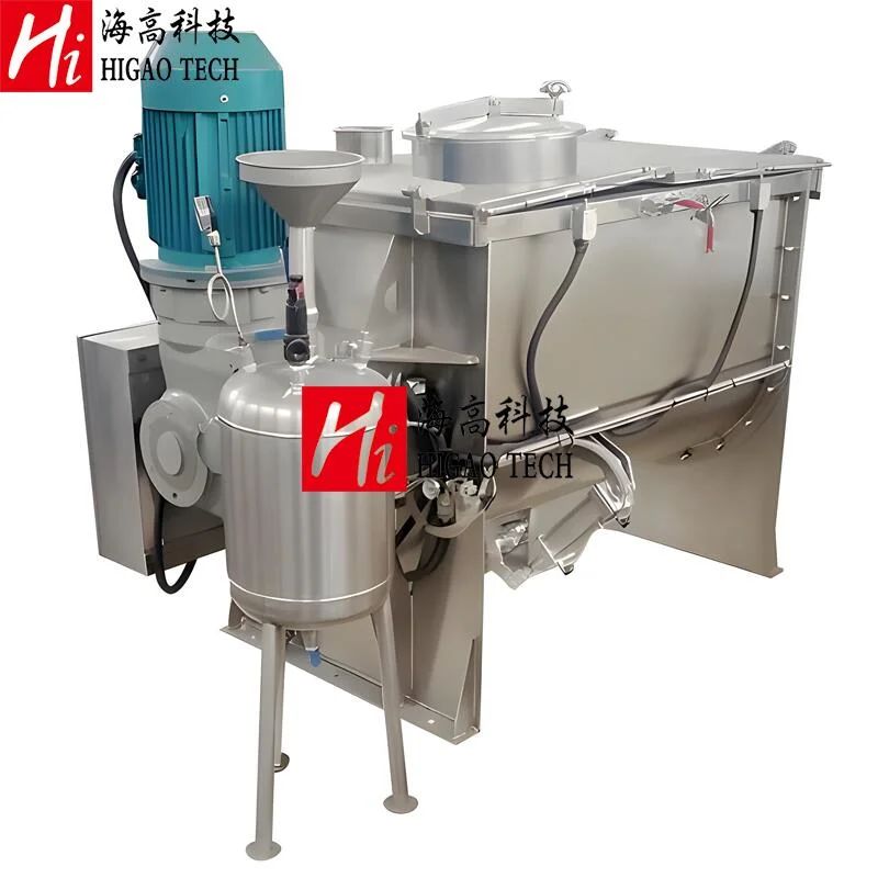 50-30000L Industrial Horizontal Ribbon Mixer for Maize Starch Mixing