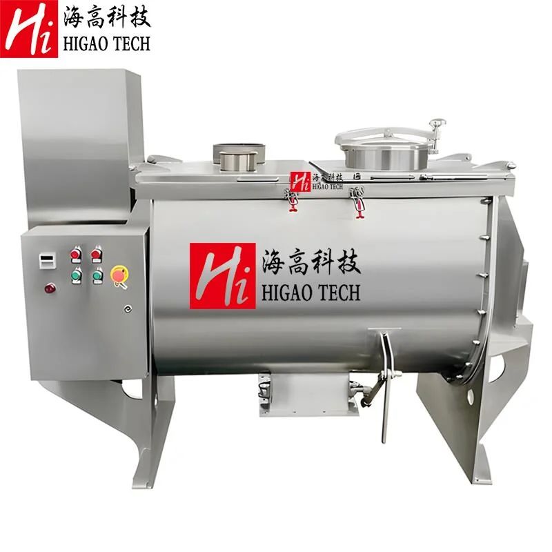 50-30000L Industrial Horizontal Ribbon Mixer for Plastic Resin Compounding