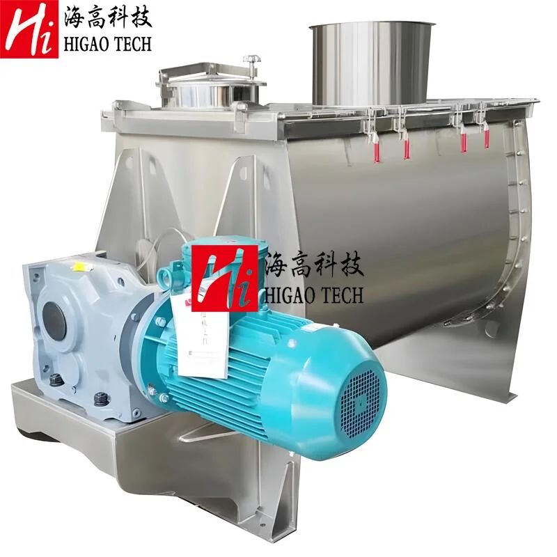 50-30000L Industrial Horizontal Ribbon Mixer for Plastic Resin Compounding