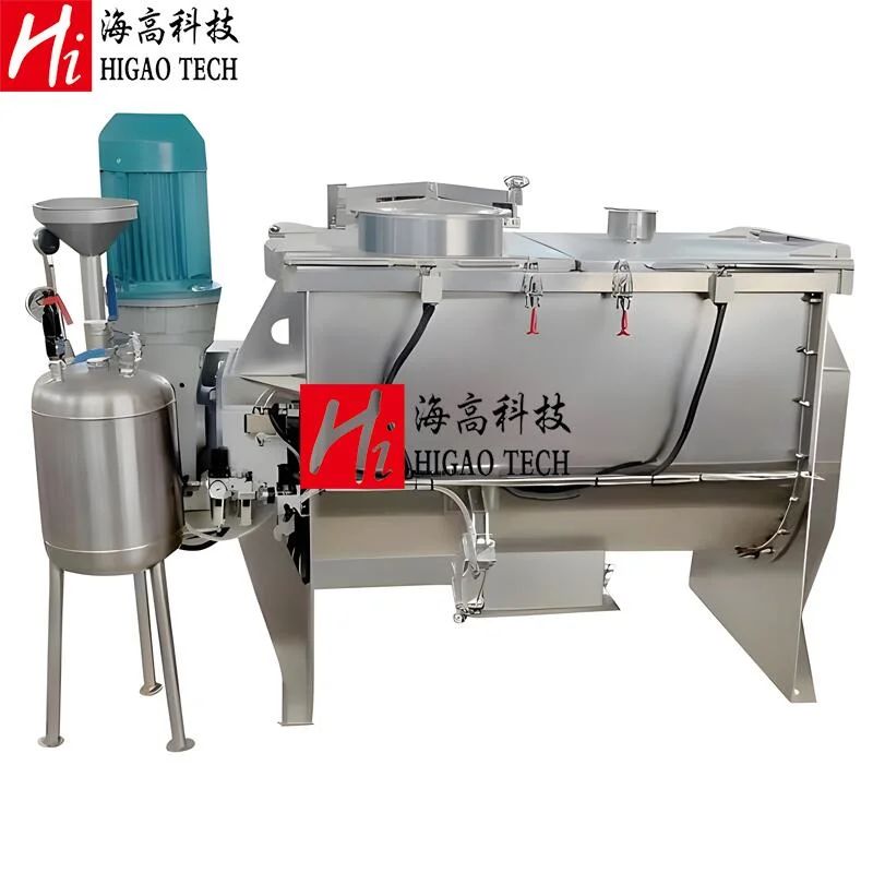 50-30000L Industrial Horizontal Ribbon Type Corn Flour Powder Mixing Equipment