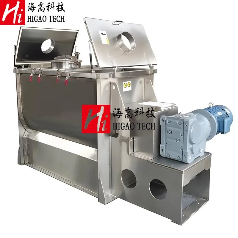 50-30000L Industrial Horizontal Ribbon Mixer for Vitamin Granular Powder