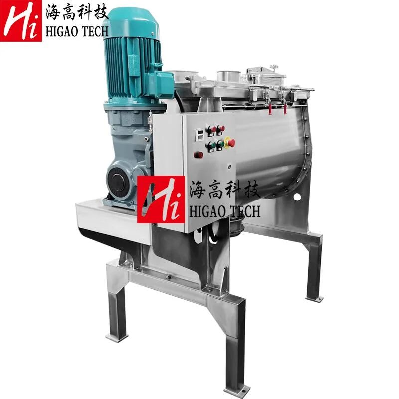 50-30000L Industrial Horizontal Ribbon Mixer for Preliminary Mixing Powder of Bread