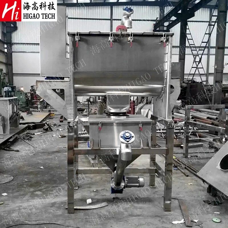 50-30000L Industrial Horizontal Ribbon Mixer for Wheat Flour Mixing