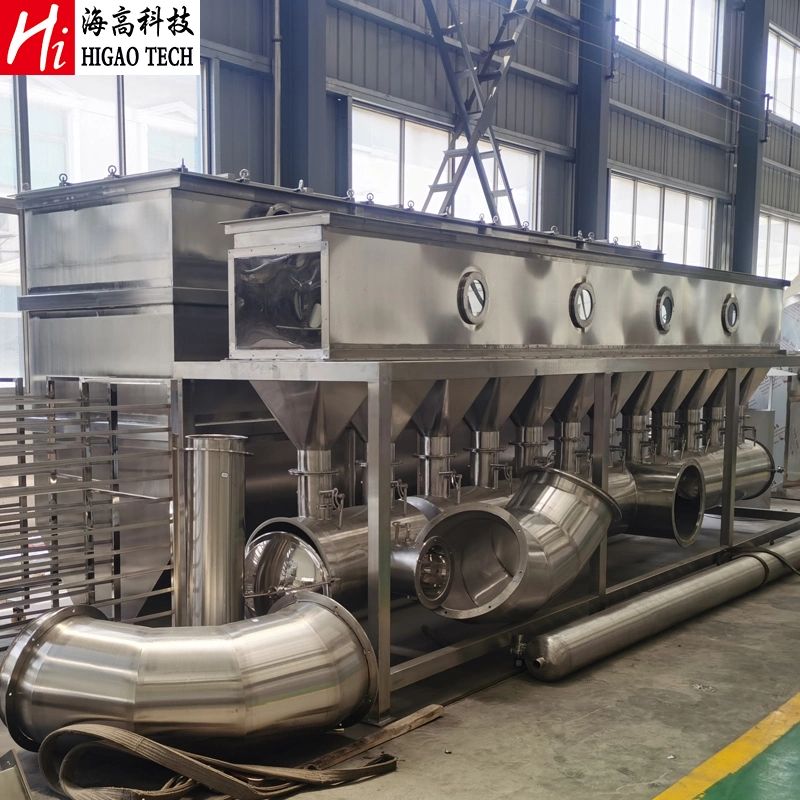 Puffed Food Vibrating Dryer Tea Polyphenol Drying Equipment Laundry Powder Fluidized Bed Dryer