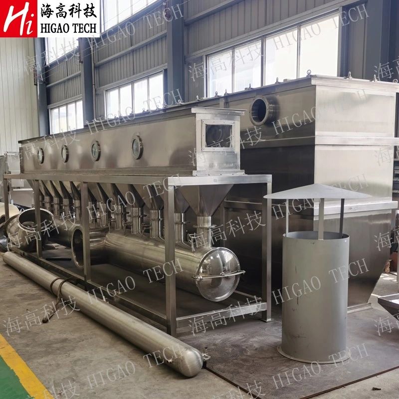 Puffed Food Vibrating Dryer Tea Polyphenol Drying Equipment Laundry Powder Fluidized Bed Dryer