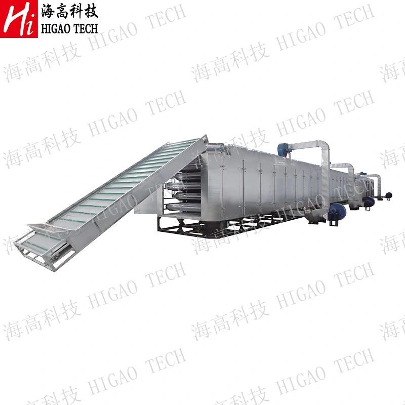 Hot Air Wood Chips Pellet Continuous Conveyor Cassava Mesh Belt Dryer Machine Drying Equipment