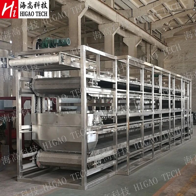 Hot Air Wood Chips Pellet Continuous Conveyor Cassava Mesh Belt Dryer Machine Drying Equipment