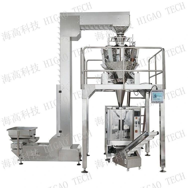 Automatic Vertical Multihead Weigher Weighing Filling Dumpling Coffee Chocolate Bean Packing Machine