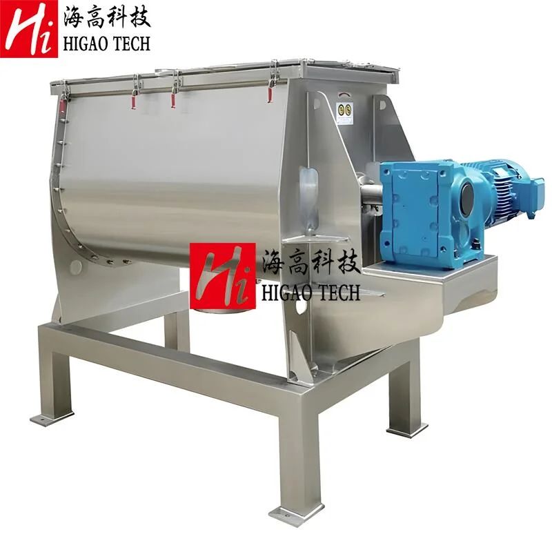 Industrial Chemical Granules Horizontal Powder Mixer/Ribbon Blender Ribbon Mixing Machine