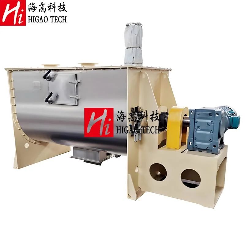 Commercial Large Capacity Stainless Steel Horizontal Dough Powder Ribbon Mixer Machine