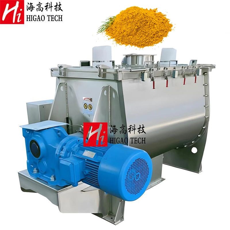 Fragrant Spices Herbs Single Shaft Paddle Ribbon Mixing Mixer