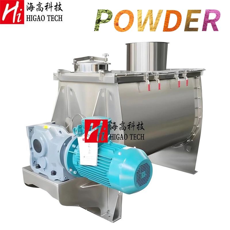 Chemical Cellulose Catalysts Industrial Ribbon Paddle Powder Mixing Mixer