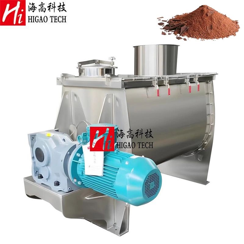 Chocolates and Cocoa Protein Powder Ribbon Paddle Mixer Machine