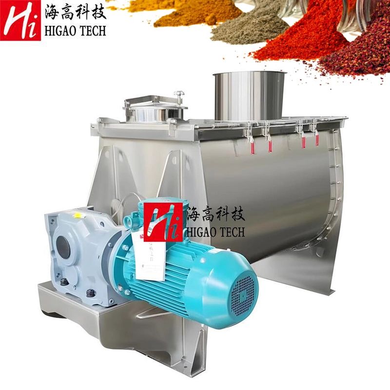 Single Shaft Paddle Ribbon Mixer Shovel Mixer for Food Industry