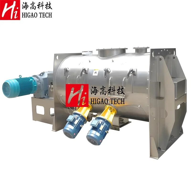 High Speed Horizontal Plough Blade Shear Mixing / Horizontal Plow Blade Mixer