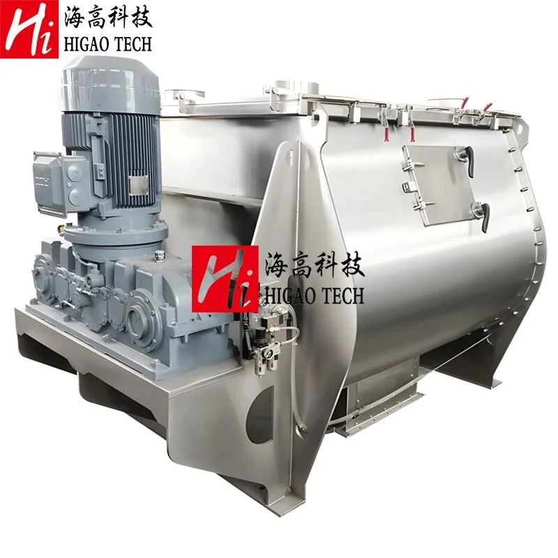 Horizontal Twin Shaft Paddle Mixer for Dry Powder Mixing