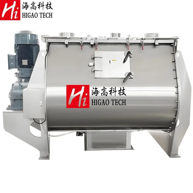 Zero-Gravity Double Shaft Paddle Mixer for Bakery Cake Mix