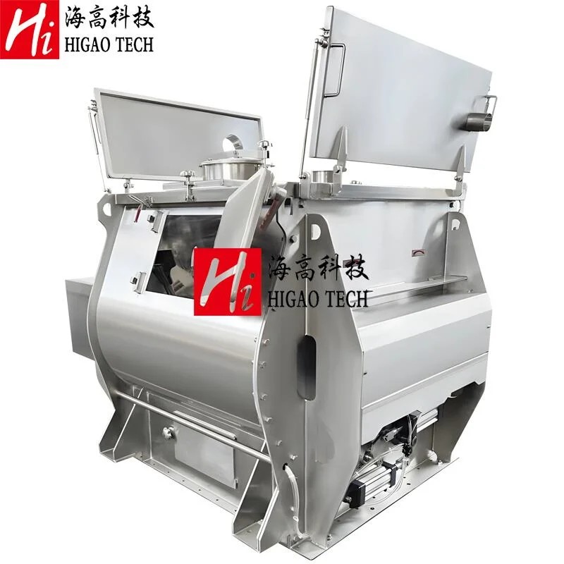 Zero-Gravity Double Shaft Paddle Mixer for Talcum Powder Mixing