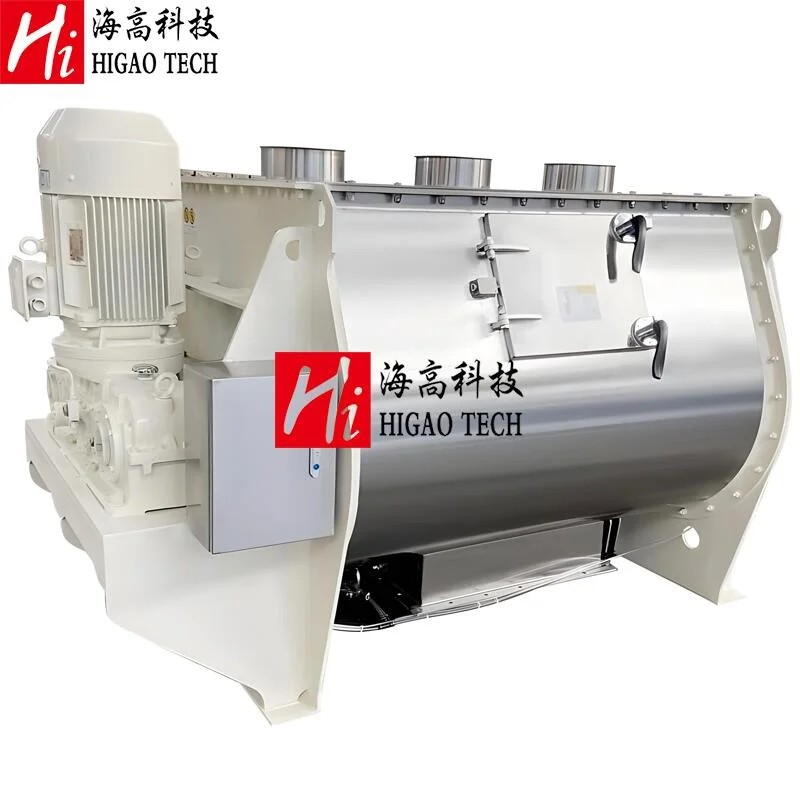 Zero-Gravity Double Shaft Paddle Mixer for Talcum Powder Mixing