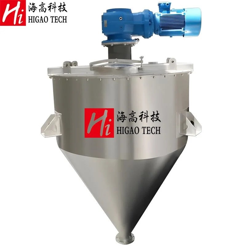 China Factory Vertical Dual Spiral Conical Mixer with Heating Cooling Jacket