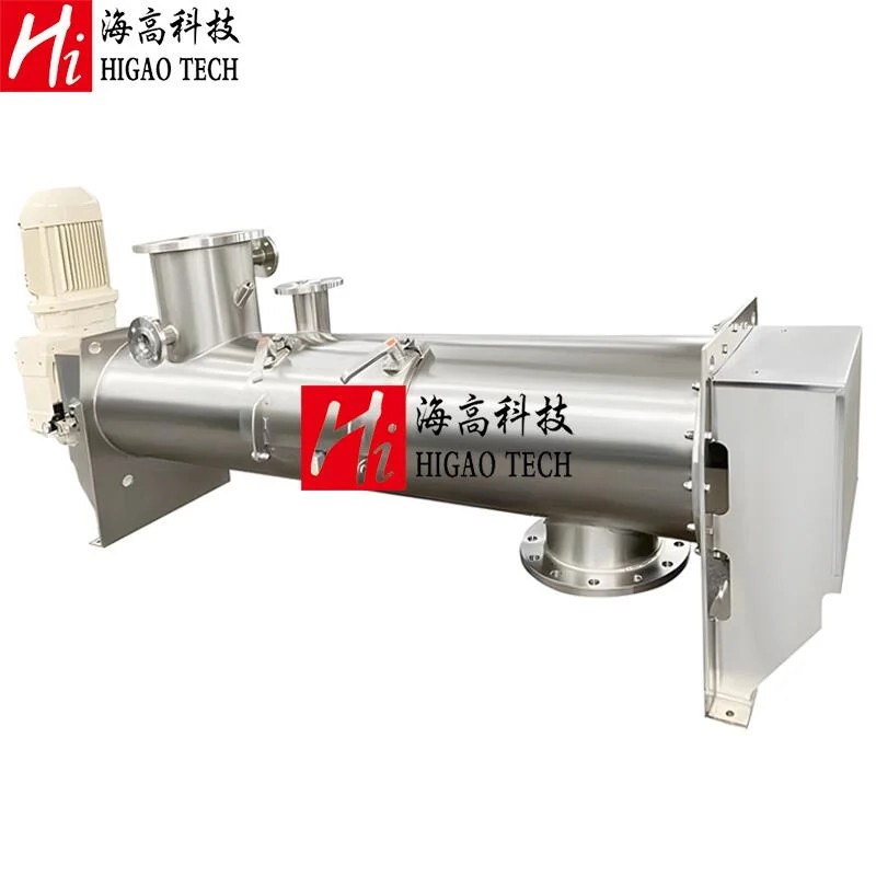 High Speed Continuous Double Shaft Mixer Paddle Organic Fertilizer Horizontal Mixer