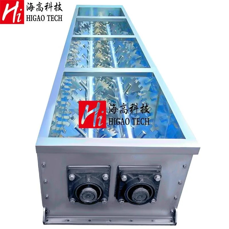 Industrial Horizontal Paddle Mixing Machine Continuous Mixer for Titanium Pigment