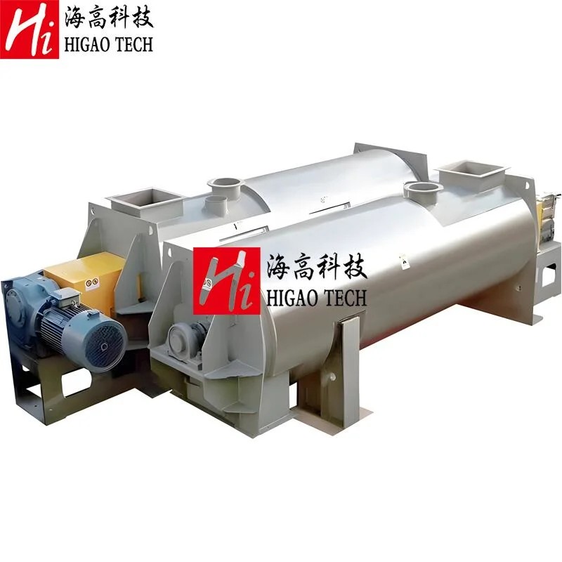 Chemical Fertilizer Powder Continuous Plough Mixer